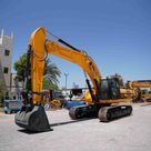 2008 JCB JS330LC Track Excavator Front Left View - EX-0286