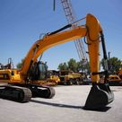 2008 JCB JS330LC Track Excavator Front Right View - EX-0286