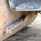 2008 Sakai CR270 Ride-On Roller Undercarriage View