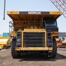 2011 cat 777D rigid dump truck front view image