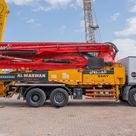 2011 Sany Concrete Pump with Actros 33 Truck Mercedes Right Side View