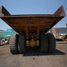2012 cat 773E rigid dump truck rear view