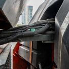 2012 Hamm HD75 Double Roller Drum Under carriage View