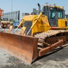2012 Komatsu D65PX-17 Bulldozer Front Left Image