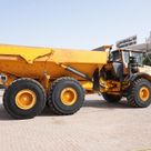 2013 volvo a35f articulated dump truck right side view