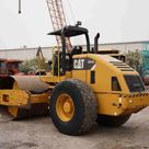 2014 Cat CS533E Single Drum Roller Rear Left View - RO-0437