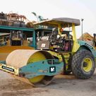 2017 Ammann ASC 100 Single Drum Roller Front Left View - RO-0329