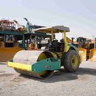 2017 Ammann ASC 100 Single Drum Roller Front Left View - RO-0330