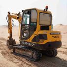 2017 Yuchai YC35-8 Mini Excavator Rear Left View - EX-0388