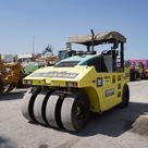 2017 ammann AP240 pneumatic tyre roller front left view