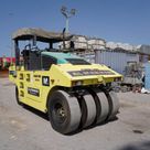 2017 ammann AP240 pneumatic tyre roller front right view