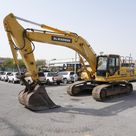 2018 Komatsu PC300-8MO Track Excavator Front Left View