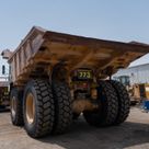 2019 Caterpillar 777E Rigid Dump Truck Rear Left View
