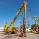 2020 Komatsu PC850-8R1 Long Boom Excavator Front Right View