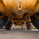 2021 Caterpillar 777E Rigid Dump Truck Under Carriage View