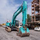 2021 Kobelco SK350LC-10 Track Excavator Front Right View