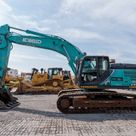 2021 Kobelco SK350LC-10 Track Excavator Left Side View