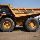 2022 Cat 777E Rigid Dump Truck Left Side View