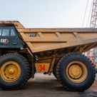 2022 Caterpillar 777 Rigid Dump Truck Left Side View