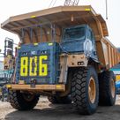 2022 Caterpillar 777E Rigid Dump Truck Front Left View