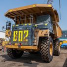 2022 Caterpillar 777E Rigid Dump Truck Front Left View