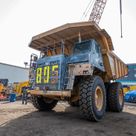 2022 Caterpillar 777E Rigid Dump Truck Front Left View