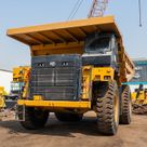 2022 Caterpillar 777E Rigid Dump Truck Front Left View