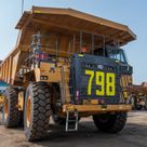 2022 Caterpillar 777E Rigid Dump Truck Front Right View