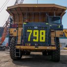 2022 Caterpillar 777E Rigid Dump Truck Front View