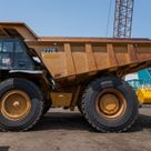 2022 Caterpillar 777E Rigid Dump Truck Left Side View