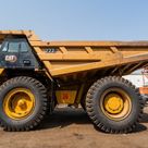 2022 Caterpillar 777E Rigid Dump Truck Left Side View