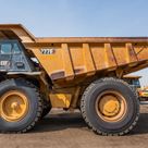 2022 Caterpillar 777E Rigid Dump Truck Left Side View