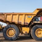 2022 Caterpillar 777E Rigid Dump Truck Right Side View
