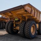 2022 Caterpillar 777E Rigid Dump Truck Rear Right View