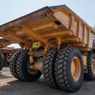 2022 Caterpillar 777E Rigid Dump Truck Rear Right View