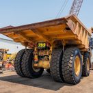 2022 Caterpillar 777E Rigid Dump Truck Rear Right VIew