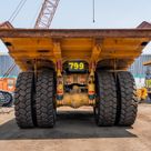 2022 Caterpillar 777E Rigid Dump Truck Rear VIew 