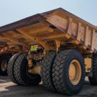 2022 Caterpillar 777E Rigid Dump Truck Right Rear View