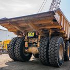 2022 Caterpillar 777E Rigid Dump Truck Right Rear View