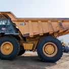 2022 Caterpillar 777E Rigid Dump Truck Right Side View