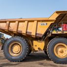 2022 Caterpillar 777E Rigid Dump Truck Right Side View