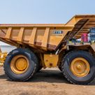 2022 Caterpillar 777E Rigid Dump Truck Right Side VIew