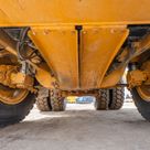 2022 Caterpillar 777E Rigid Dump Truck Under Carriage View