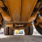 2022 Caterpillar 777E Rigid Dump Truck Under Carriage View