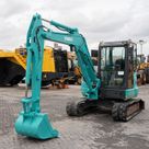 2022 Kobelco SK55SRX-6 Mini Excavator Front Left View