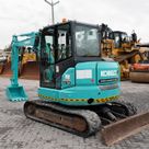 2022 Kobelco SK55SRX-6 Mini Excavator Rear Left View
