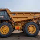 2023 Caterpillar 777 Rigid Dump Truck Left Side View