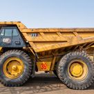 2023 Caterpillar 777 Rigid Dump Truck Left Side View