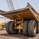 2023 Caterpillar 777 Rigid Dump Truck Rear Right View