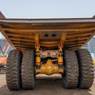 2023 Caterpillar 777 Rigid Dump Truck Rear View